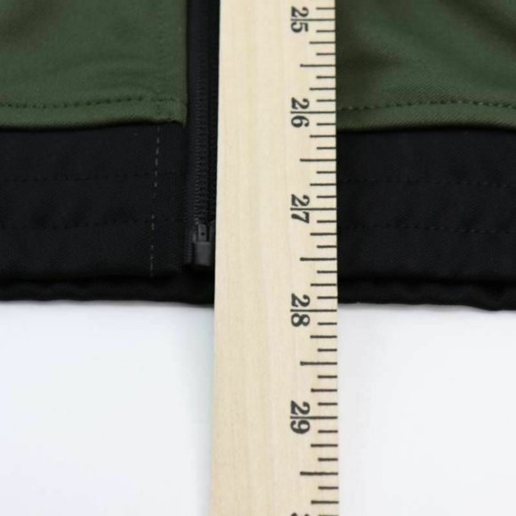 Ideology Mens Track Jacket Native Green Black Colorblock Zip Up Pockets M New - Picture 5 of 7